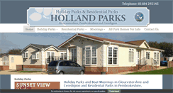 Desktop Screenshot of hollandparks.com